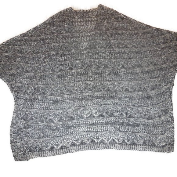 Cardigan Sweater NEW 3X plus size Bat Sleeve Knit Jacket Top Light-Weight Gray - Picture 9 of 10